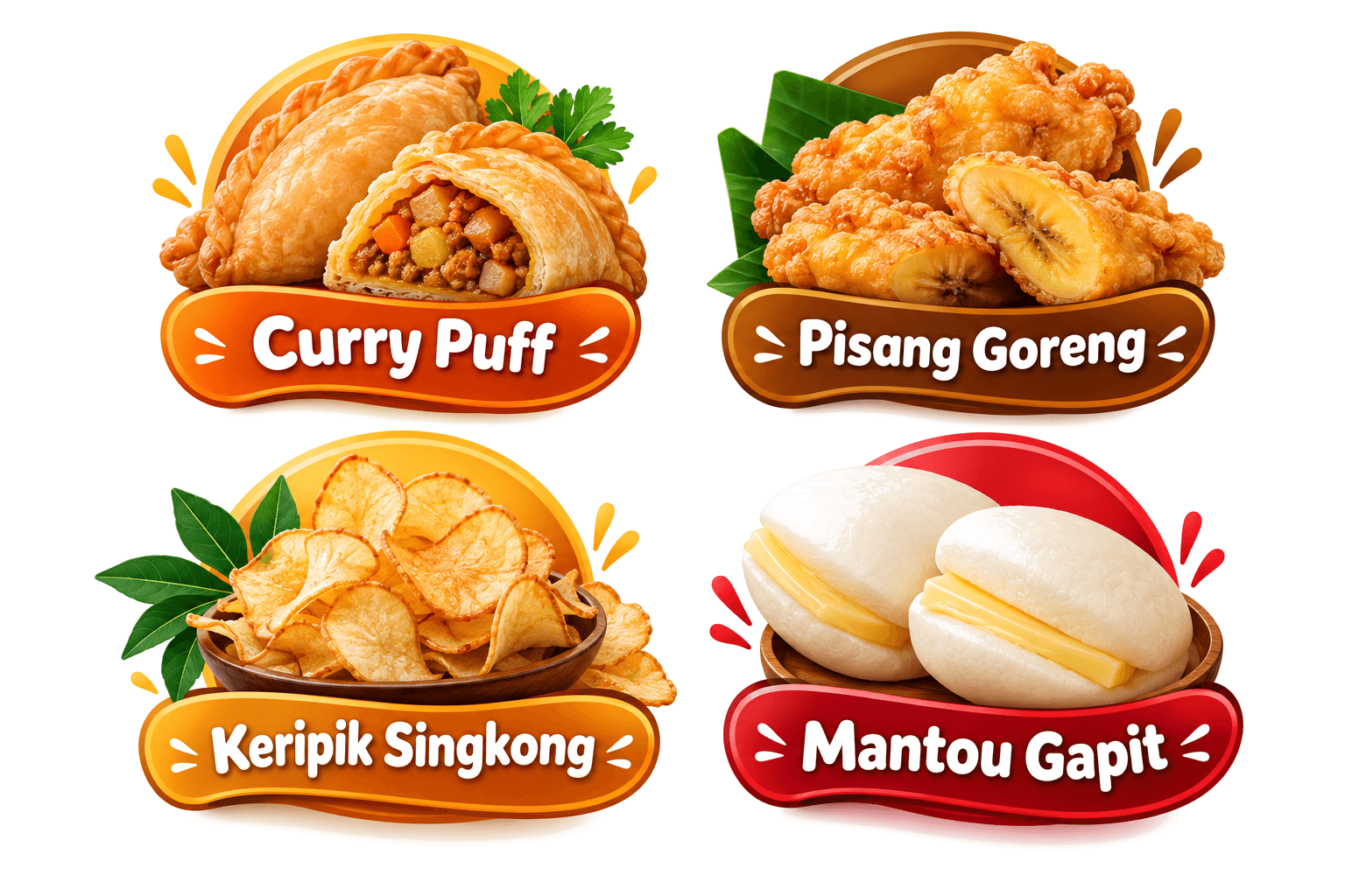 kategori snack dan mantou